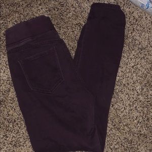 Maroon jeggings